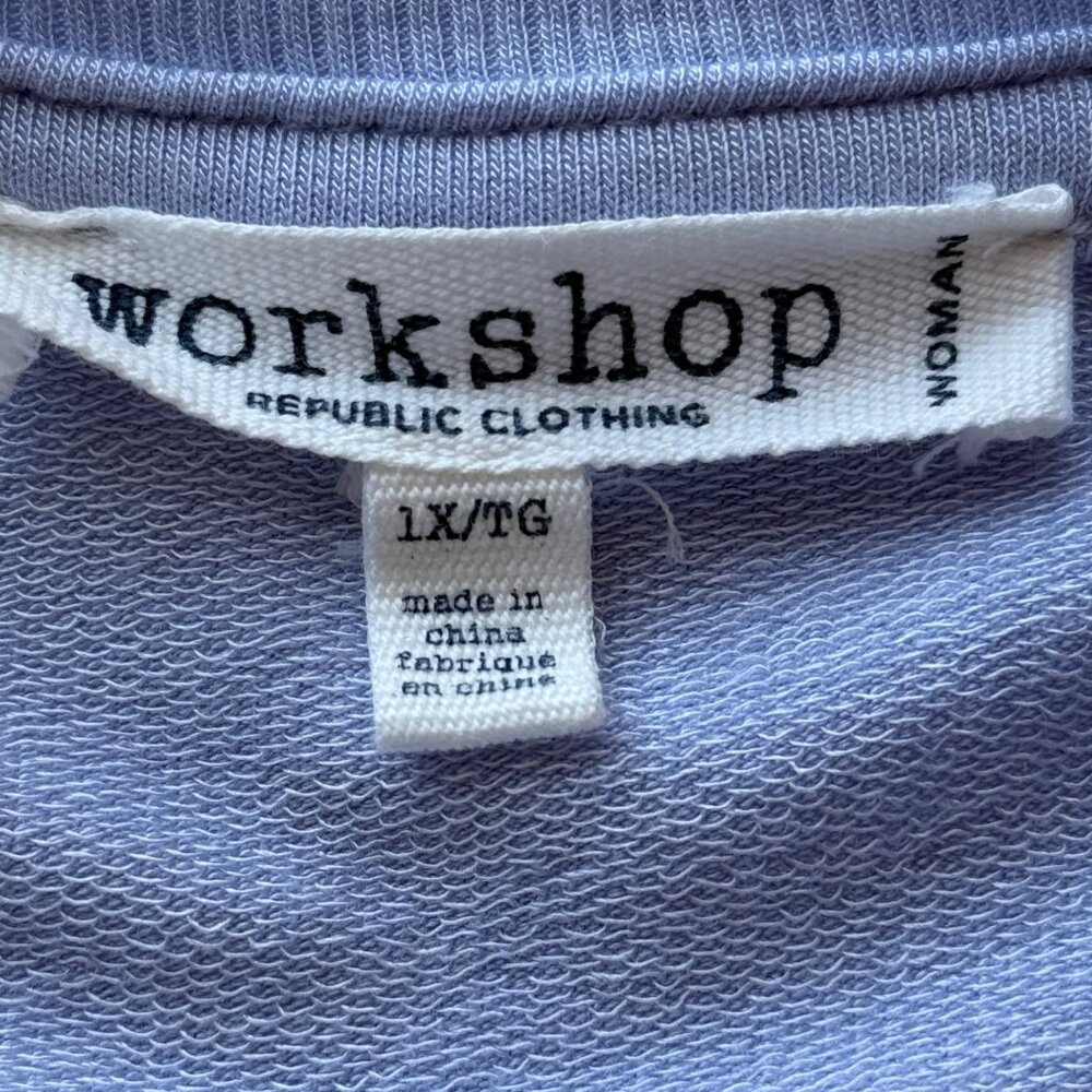 Workshop - Light Blue Modal Blend Asymmetrical He… - image 7